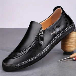 Karigar's Mens Synthetic Slip on Formal Shoes