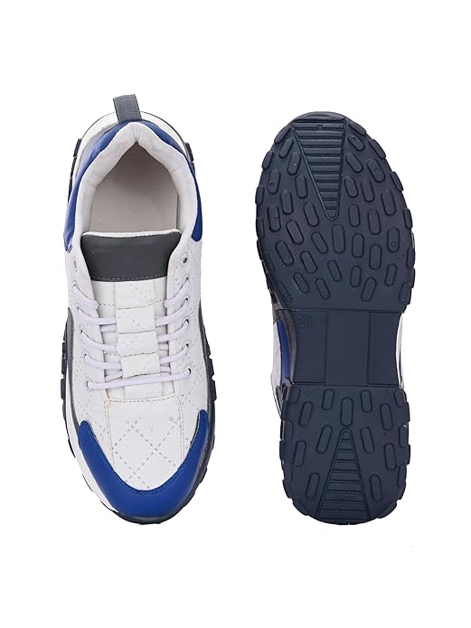 KARIGAR'S Running Walking Jogging Workout Shoes for Men | Stylish Shoes with Knitted & Light Weight Upper, Support Tech and Memory Foam Insole