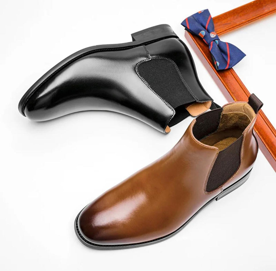 Karigar's Classic Chelsea Boots For Men